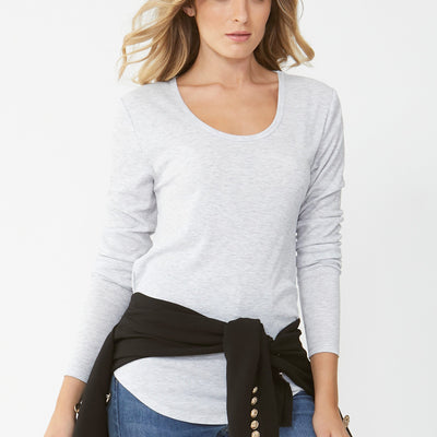 [TEST] Carla Long Sleeve Rib Tee