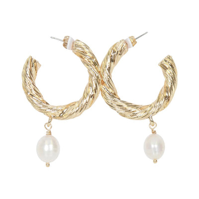 [TEST] Camilla Textured Hoop Earrings