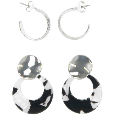 [TEST] Cassie Hoop Earrings 2 Pack