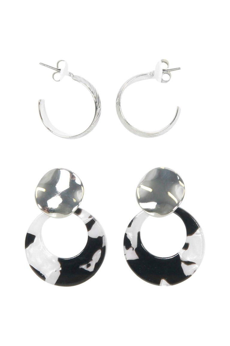 [TEST] Cassie Hoop Earrings 2 Pack