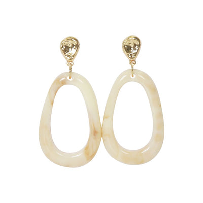[TEST] Hoda Oval Drop Earrings