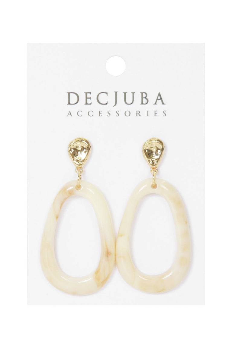 [TEST] Hoda Oval Drop Earrings