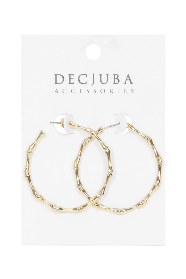 [TEST] Erin Metal Bamboo Hoops