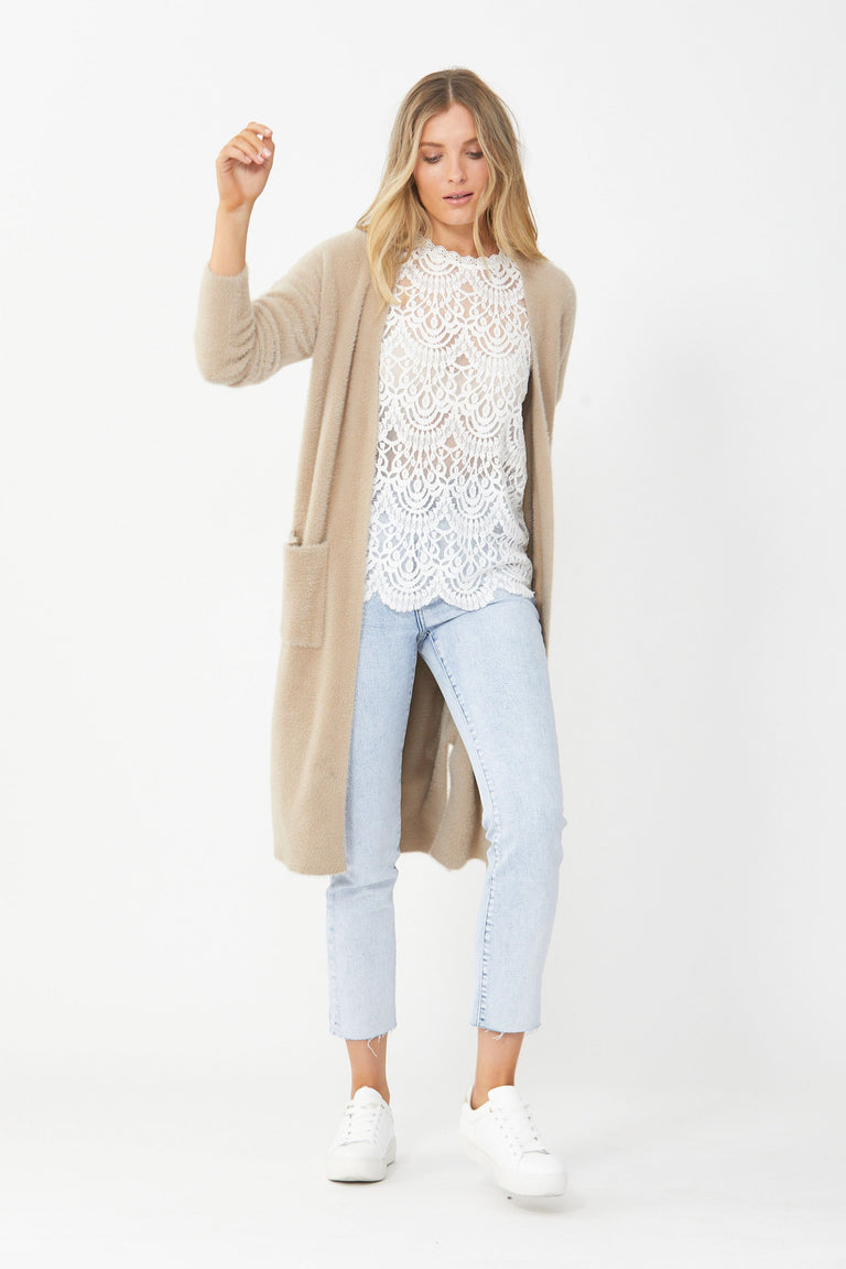 [TEST] Grace Feather Cardigan