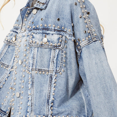 [TEST] Studded Oversized Jacket
