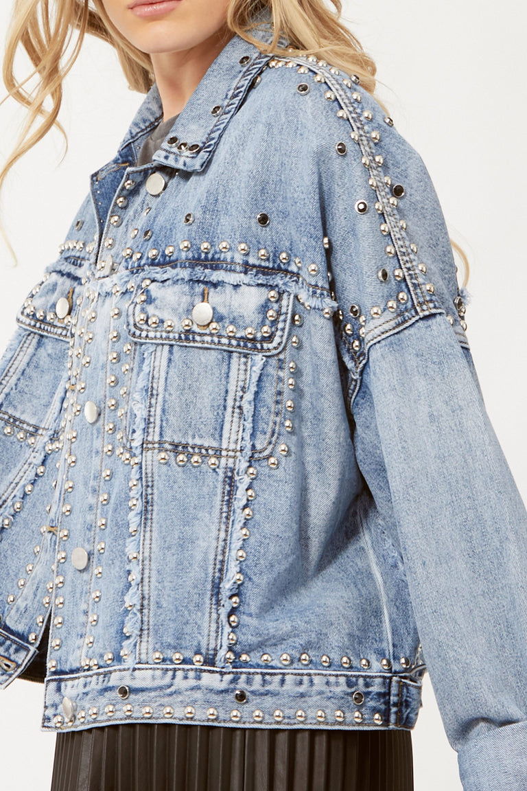[TEST] Studded Oversized Jacket