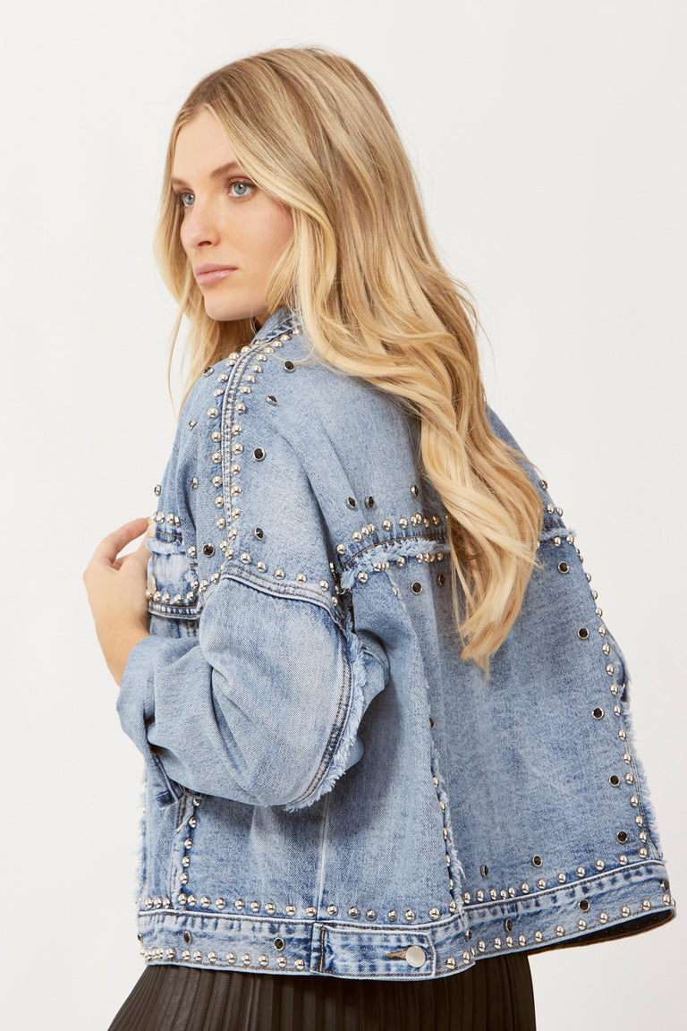[TEST] Studded Oversized Jacket