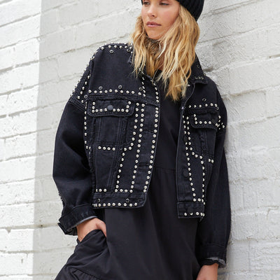 [TEST] Studded Oversized Jacket