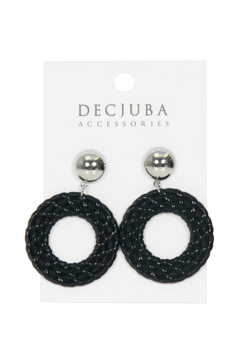 [TEST] Elise Round Weave Earrings