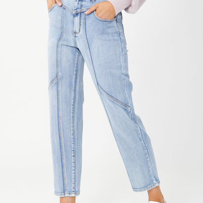 [TEST] Winona Panelled Straight Jean