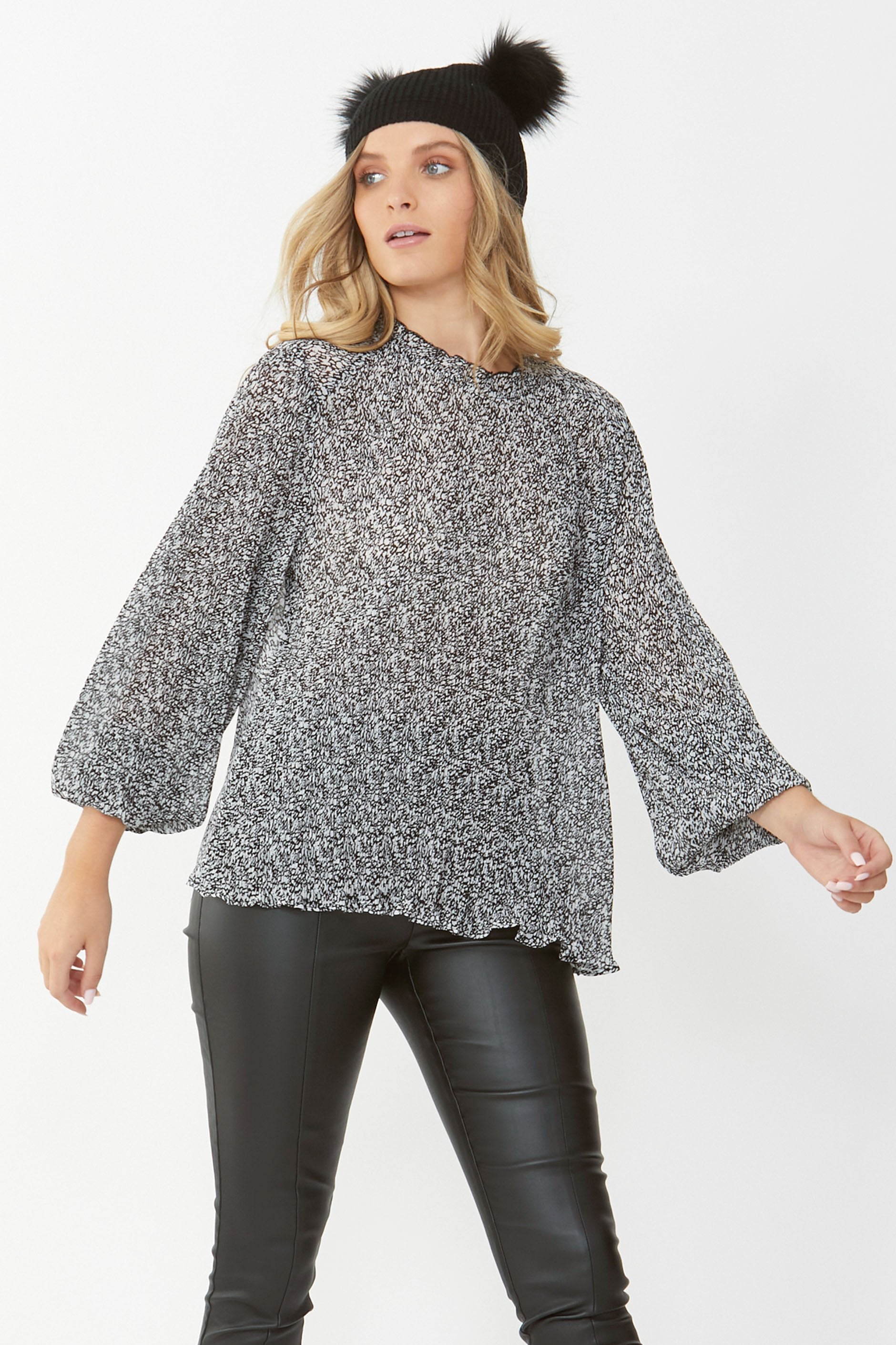 [TEST] Joslyn Pleated Blouse