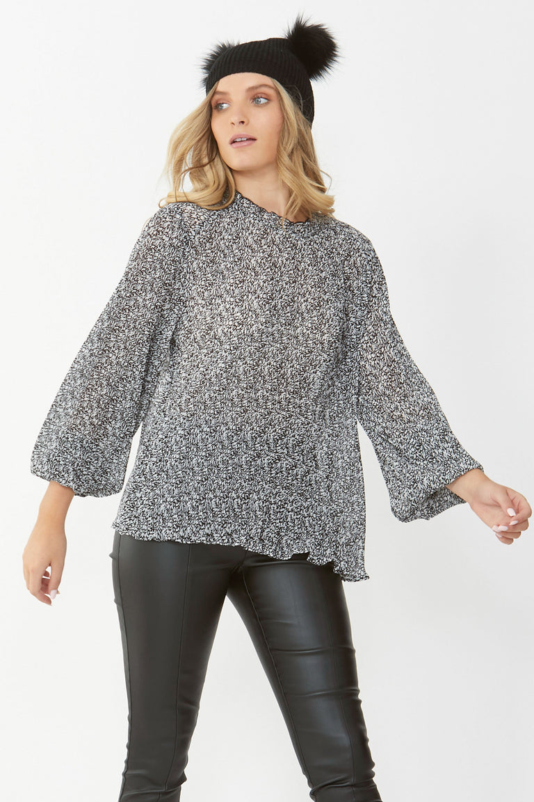 [TEST] Joslyn Pleated Blouse