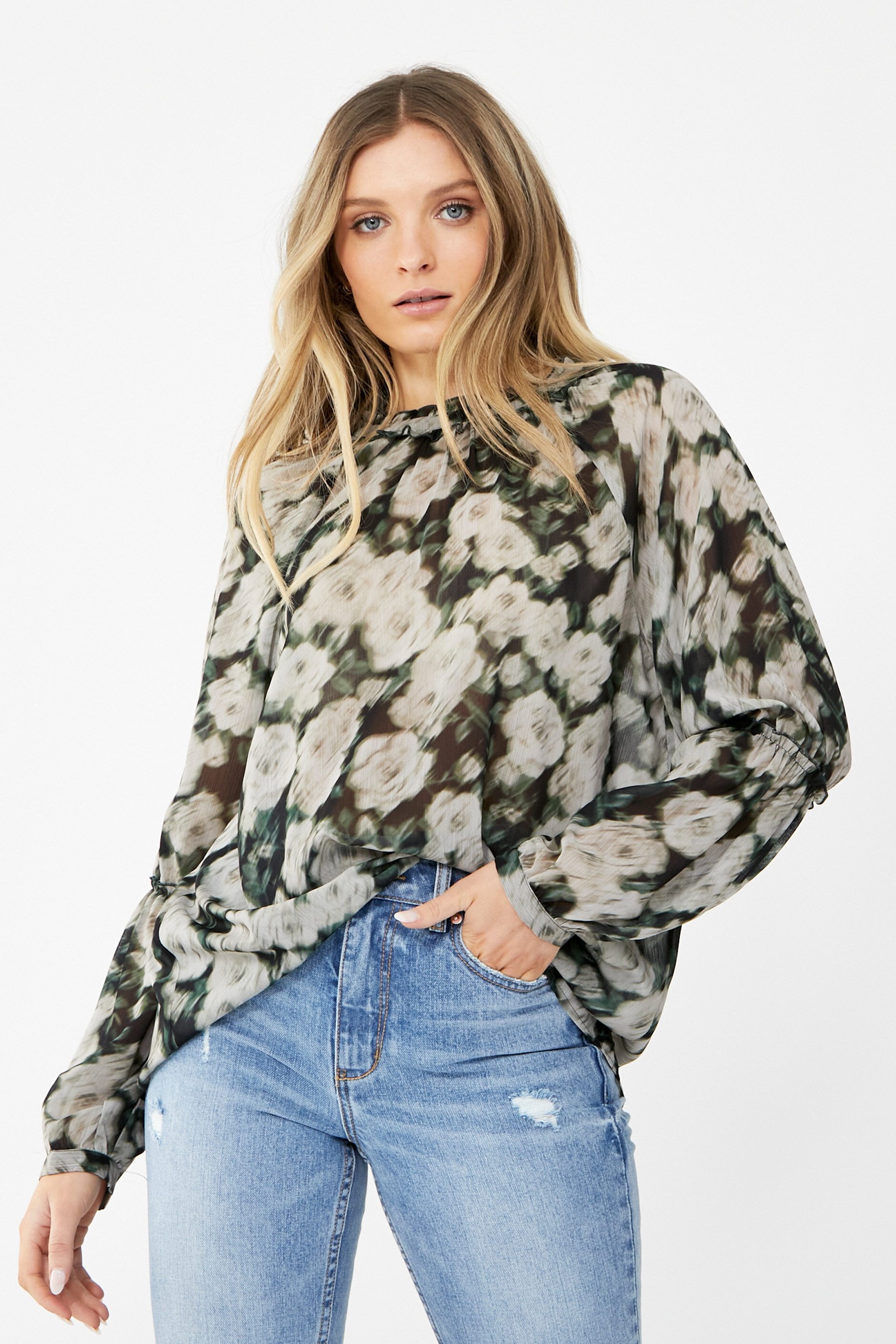 [TEST] Kaylee Sleeve Detail Blouse