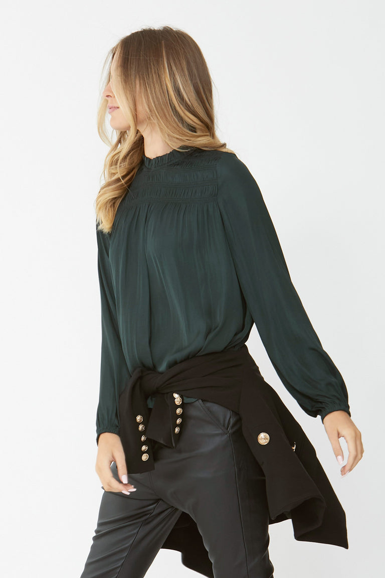 [TEST] Emilia Shirred Detail Blouse