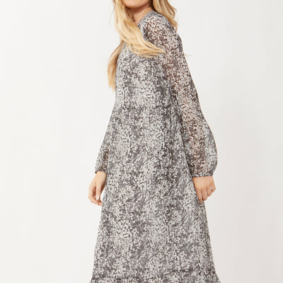 [TEST] Alana Puff Sleeve Midi Dress