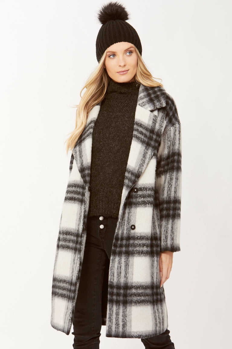 [TEST] Rani Check Car Coat