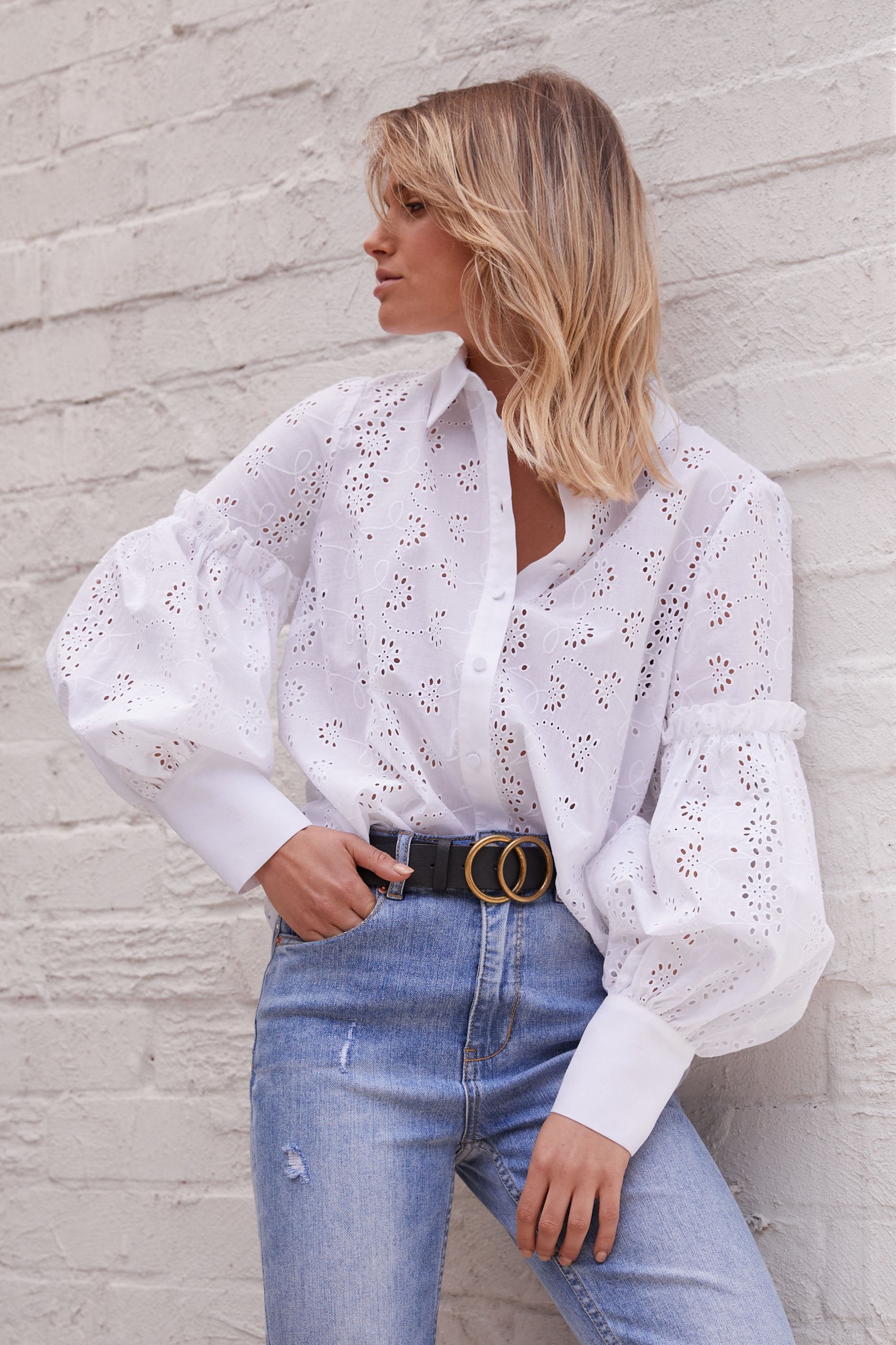[TEST] Blake Broderie Shirt