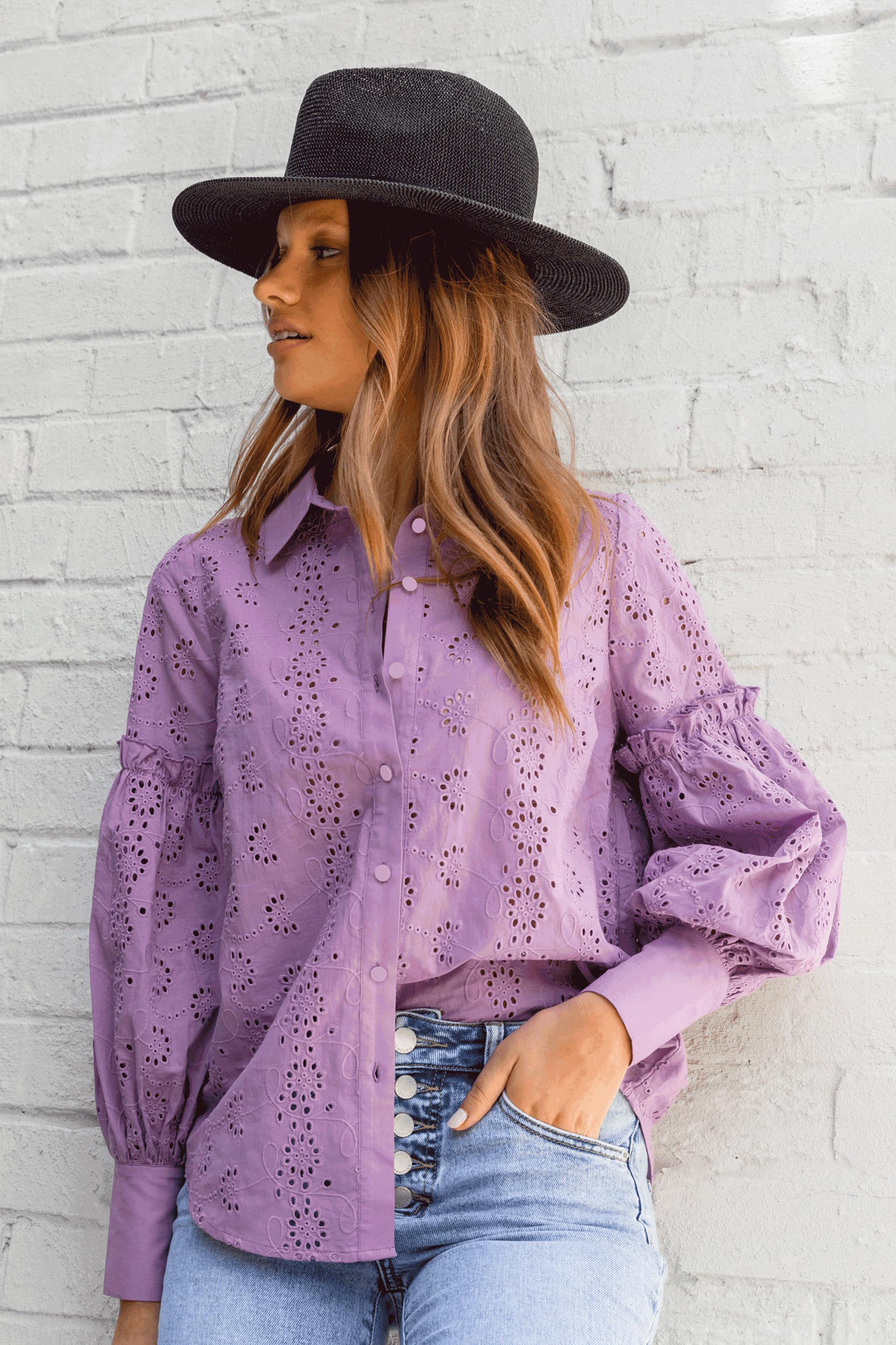 [TEST] Blake Broderie Shirt