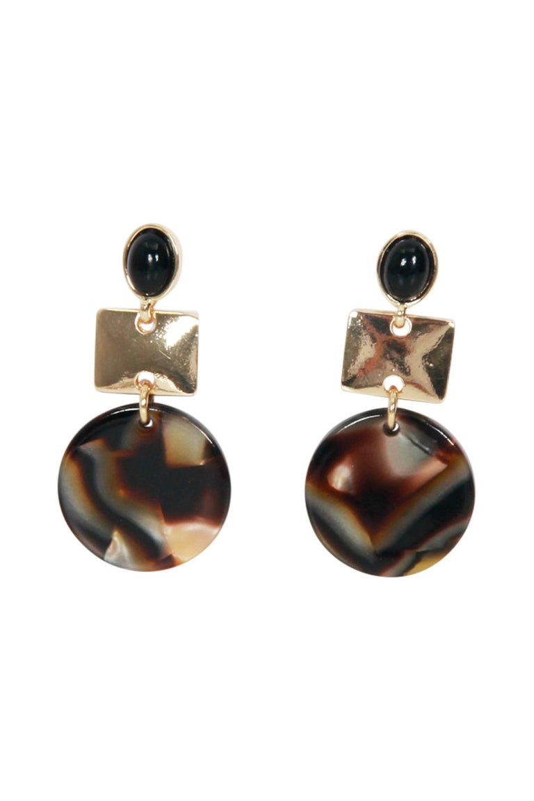 [TEST] Emma Mixed Shape Drop Earrings