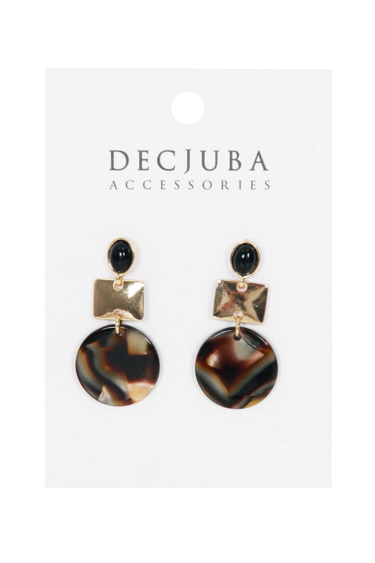 [TEST] Emma Mixed Shape Drop Earrings