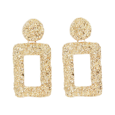 [TEST] Grace Square Cruched Earrings