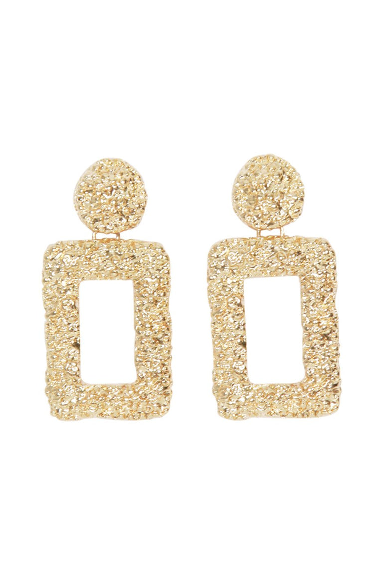 [TEST] Grace Square Cruched Earrings