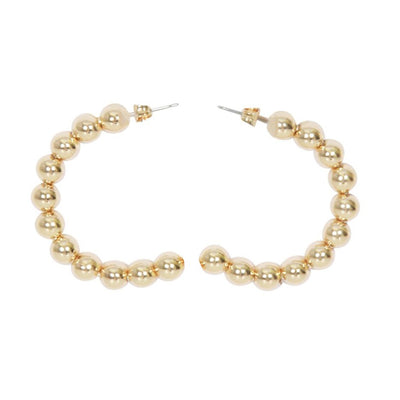 [TEST] Giselle Bead Hoop Earrings