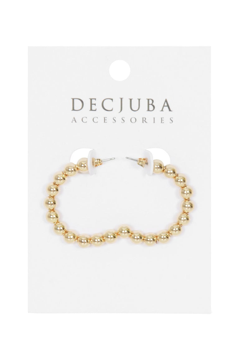 [TEST] Giselle Bead Hoop Earrings