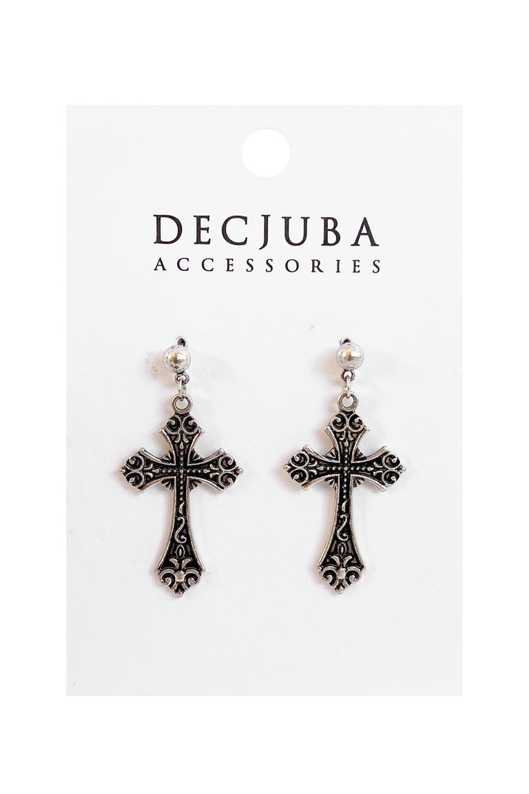 [TEST] Fiona Cross Earrings