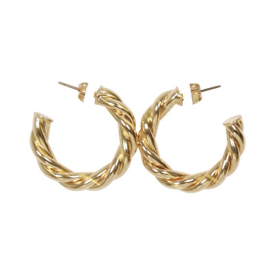 [TEST] Holly Weave Hoop Earrings