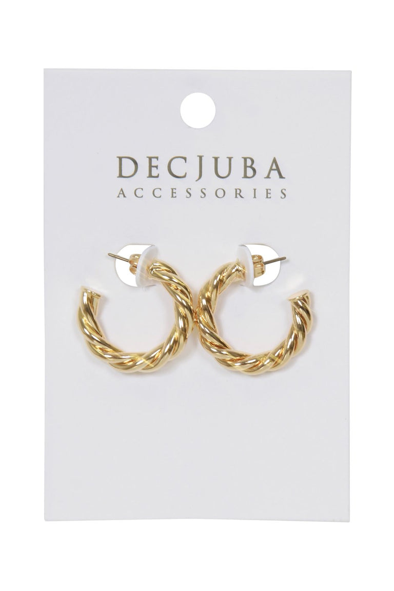 [TEST] Holly Weave Hoop Earrings