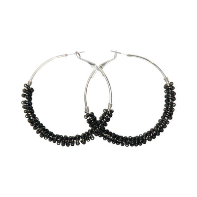 [TEST] Henny Beaded Hoop Earrings