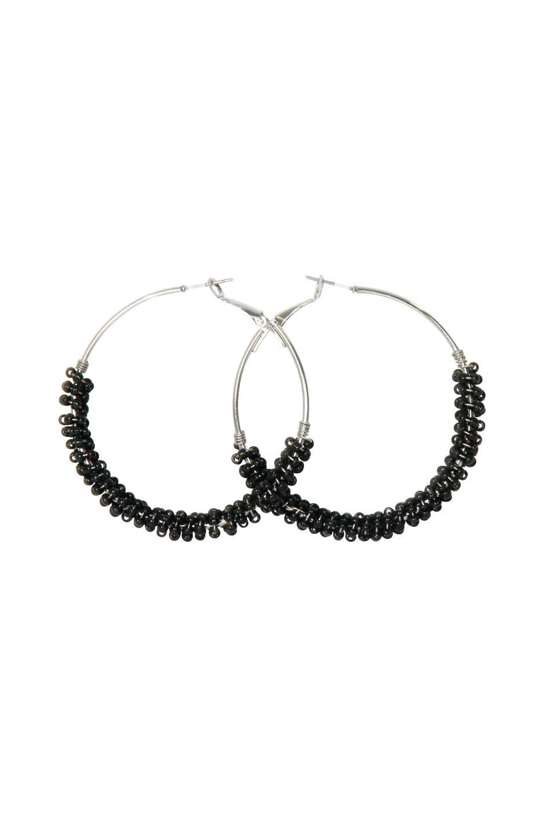 [TEST] Henny Beaded Hoop Earrings