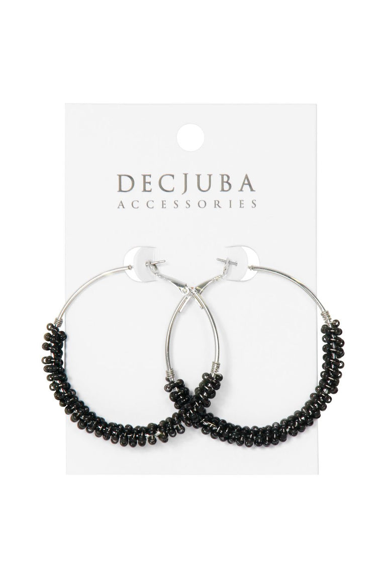 [TEST] Henny Beaded Hoop Earrings