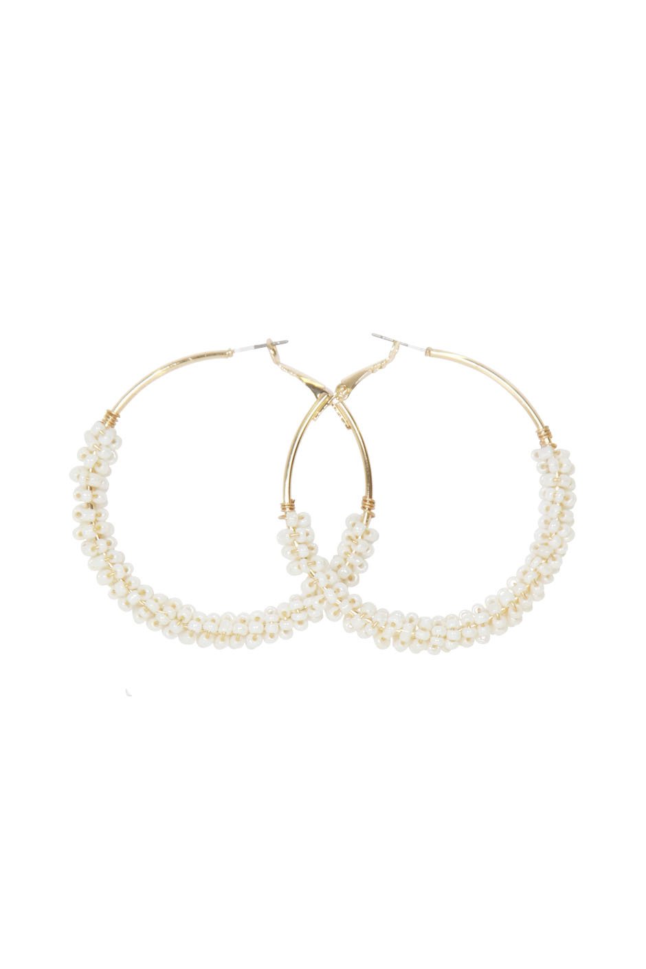 [TEST] Henny Beaded Hoop Earrings