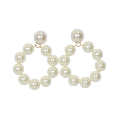 [TEST] Hudson Pearl Circle Earrings