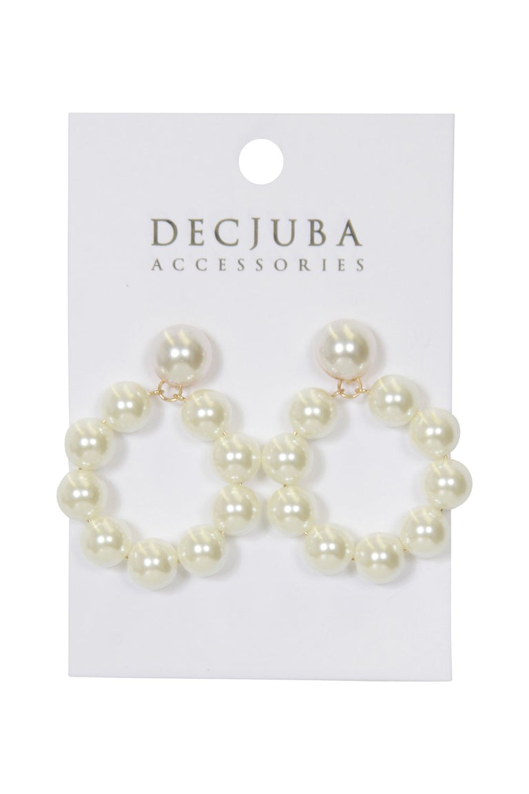 [TEST] Hudson Pearl Circle Earrings