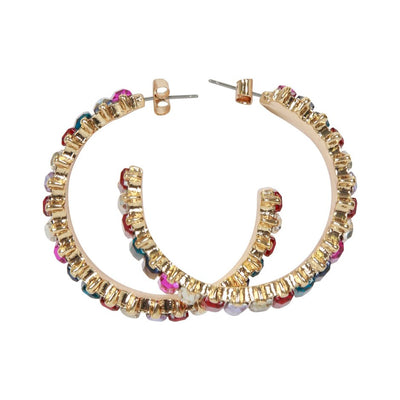 [TEST] Hattie Jewel Hoop Earrings