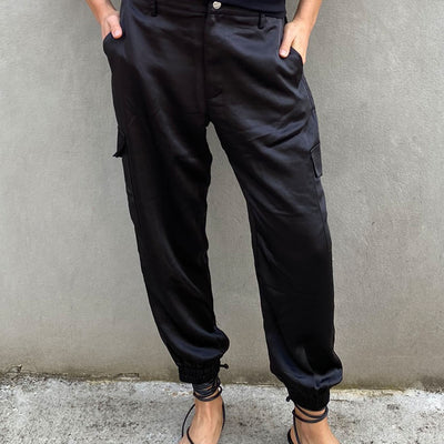 [TEST] Leah Satin Cargo Pant
