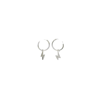[TEST] Stone Set Star Lightning Hoops