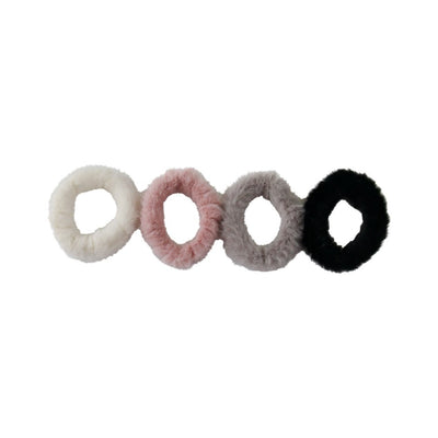 [TEST] 4 Small Fur Scrunchies