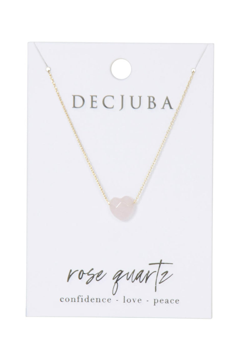 [TEST] Semi Precious Heart Necklace