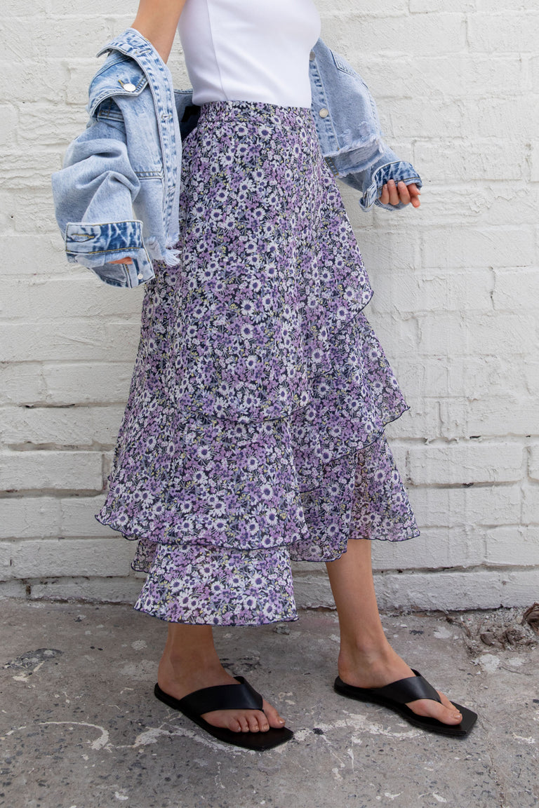 [TEST] Alyce Ruffle Midi Skirt