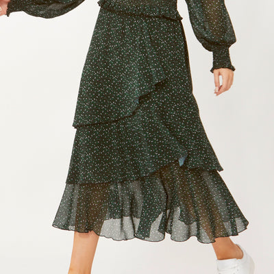 [TEST] Alyce Ruffle Midi Skirt