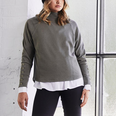 [TEST] Jane Button Detail Top