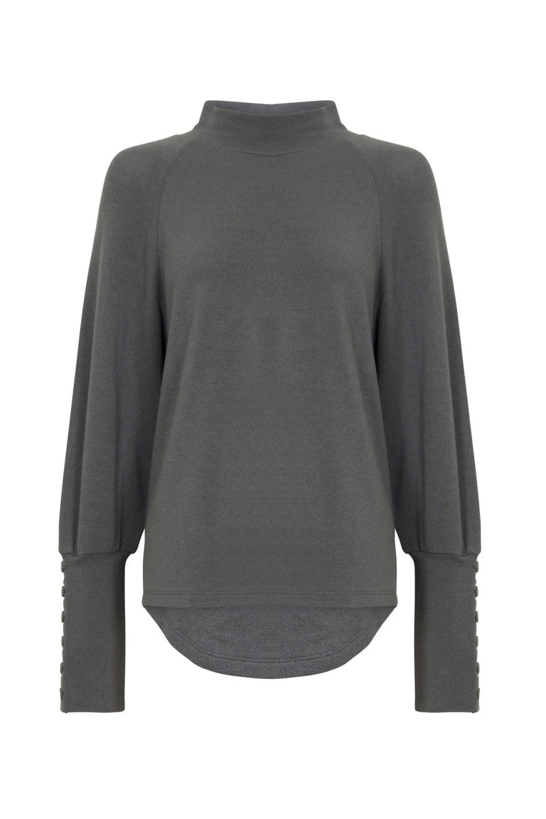 [TEST] Jane Button Detail Top