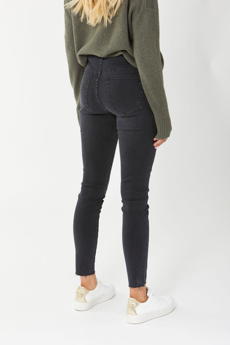 [TEST] Evie Button High Rise Skinny