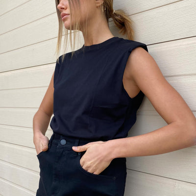 [TEST] Dani Shoulder Detail Tee
