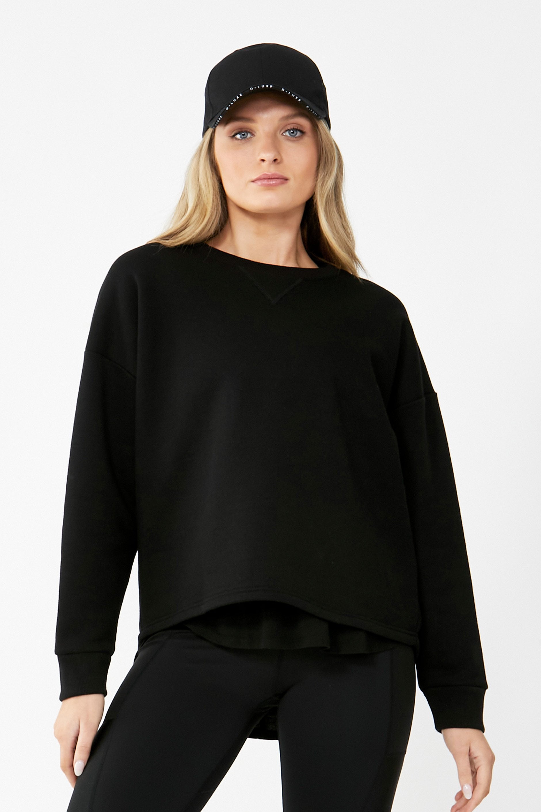 [TEST] D-Luxe Wrap Text Sweat