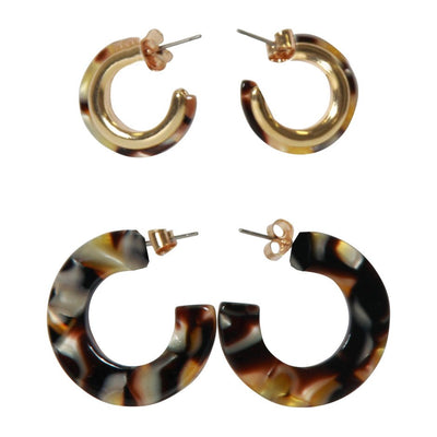 [TEST] Ivana 2 Pack Hoop Earrings